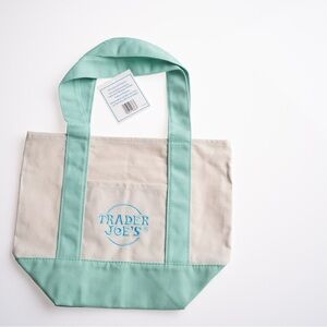 Trader Joe’s Mini Canvas Tote - Mint